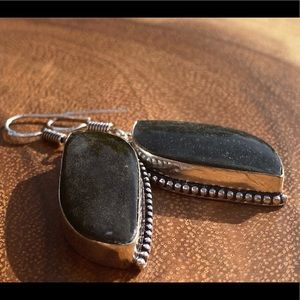Rainbow Obsidian Earrings